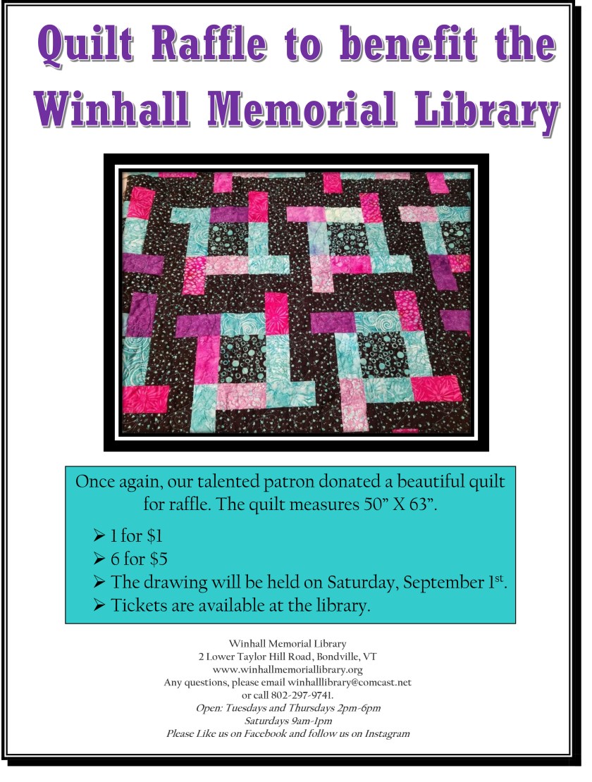 Quilt Raffle 2018
