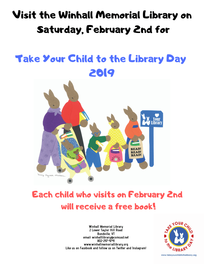 take your child to the library day 2019